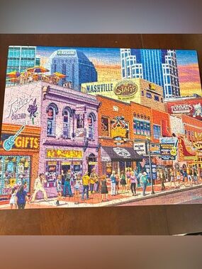 Boardwalk Puzzle Company Nashville Tennessee Broadway 500 Piece Puzzle
